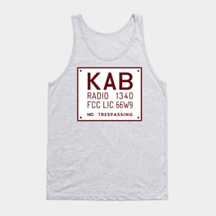 KAB Antonio Bay Gate Sign Tank Top